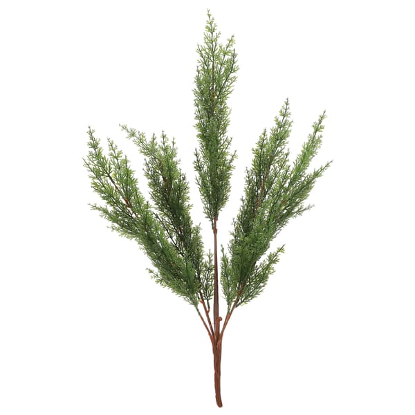Simulerade Cypress Grenar Löv Konstgjorda Växter Heminredning