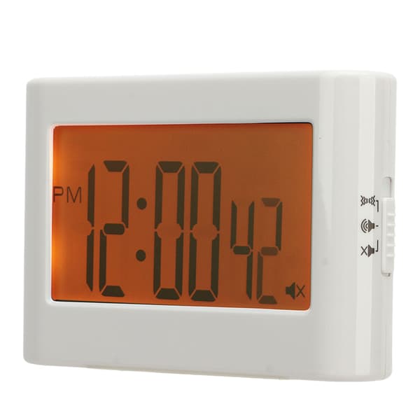 Digital Timer Nedtelling Opp Ned Lys Vibrasjon Lyd Blinkende Varsel Stativ Magnetisk Bakside Elektronisk Kjøkkentimer Grå