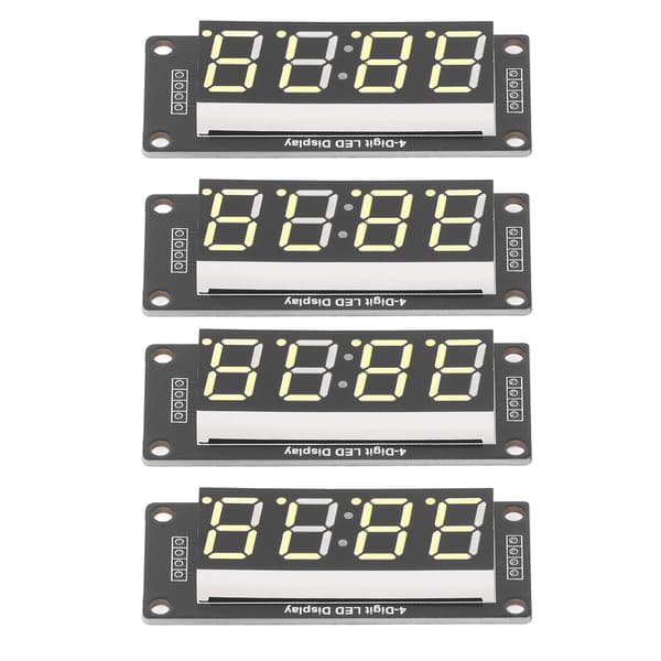 4 Set TM1637 0.56in Gul 4 Siffrig 7 Segment LED Display Klockmodul MRA041E