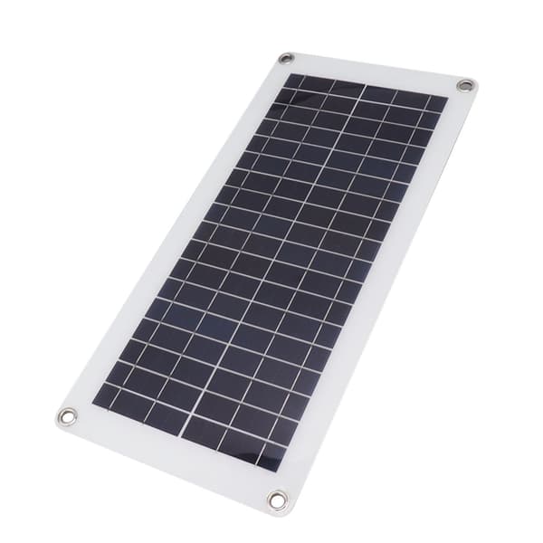 Bærbar 10W 18V Solcellepanel Viftesett med 30A Kontroller Polysilisium