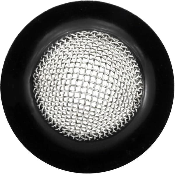 2-pack RV-silbricka – 1\" diameter, passar stadsvattenpåfyllning, gravitationspåfyllning, trädgårdsslang – sil i rostfritt stål med plastring