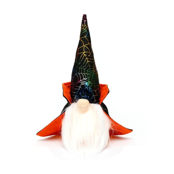 Halloween Gnome-dekorationer Handgjorda svenska Gnome Plysch Bordsdekorationer Halloween-dekorationer Festmaterial Barnpresenter