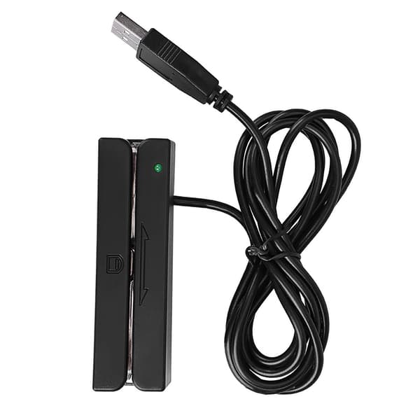 USB MSR90 3-spors Hi Co Magnetstripe Kredittkort Swipe Reader