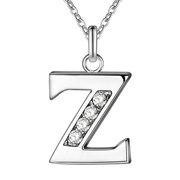 Halsband med 26 bokstäver Diamant Modeaccessoarer Presenter till älskarens flickvän
