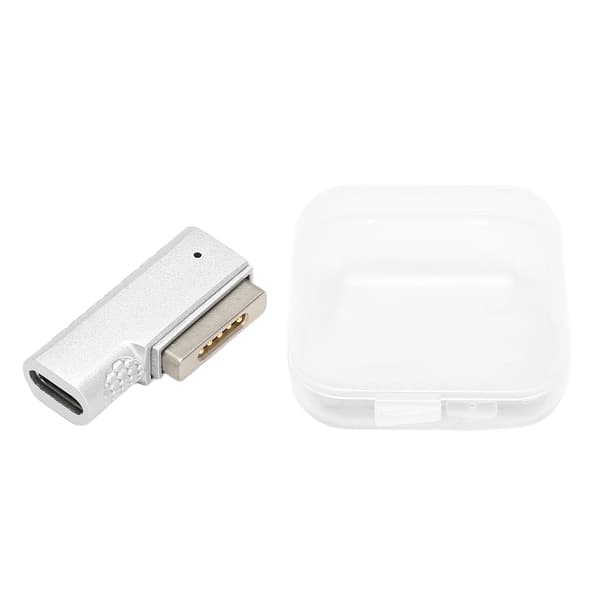 USB C till Magnetisk T-spetsadapter för MacBook Pro Air 100W PD Snabbladdning Magsafe 2 Adapter med Indikator