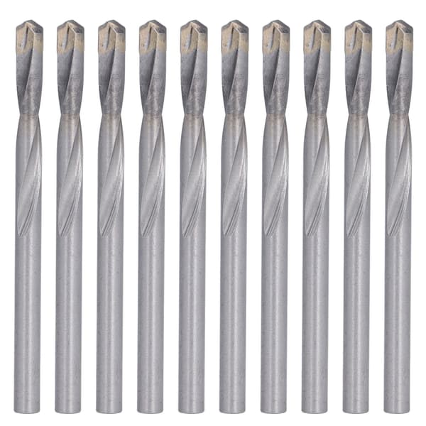 10 stk. rett skaft spiralbor Wolframstål Gravering Fresekutter for PCB CNC 5mm