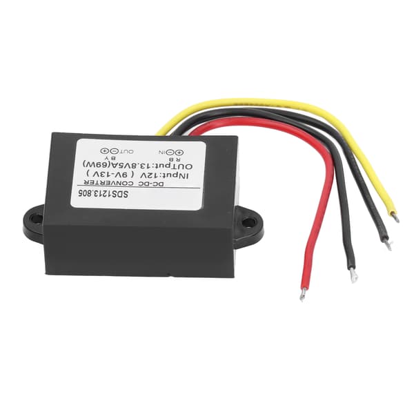 Spenningsforsterkermodul Bilstrømomformer med kabel IP68-beskyttelse DC 12V til 13,8V 5A