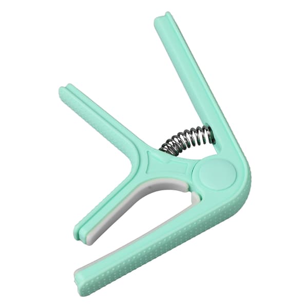 Gitarr Capo Clip Clamp med halkfri punkt Universal Bra skydd Ukulele Elgitarr Capo Cyan