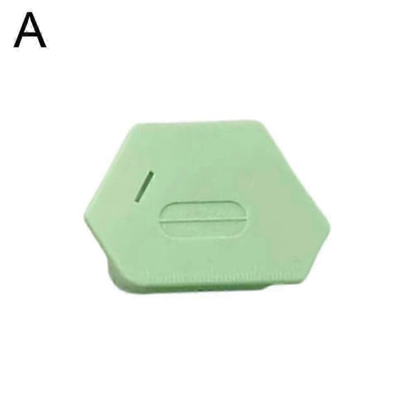 Magnetisk sømguide til symaskine, polygonal sømguide sømguide Green