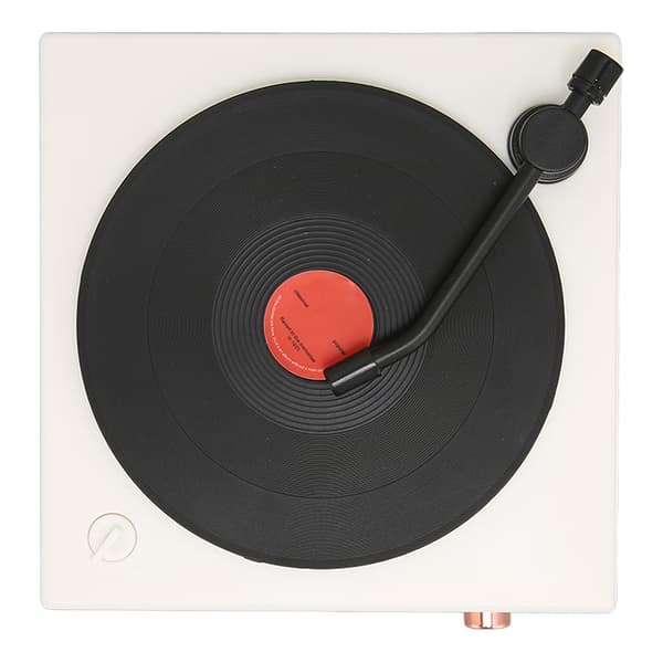 X10 Vintage Bluetooth Højttaler Vinylpladespiller Stil 3 Input Modes Hvid