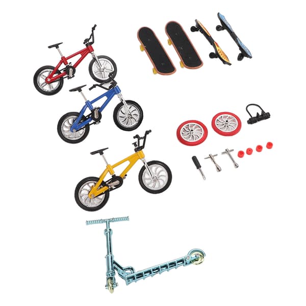 Mini Finger Skateboards Leker Sett for Barn Dekorative Deler