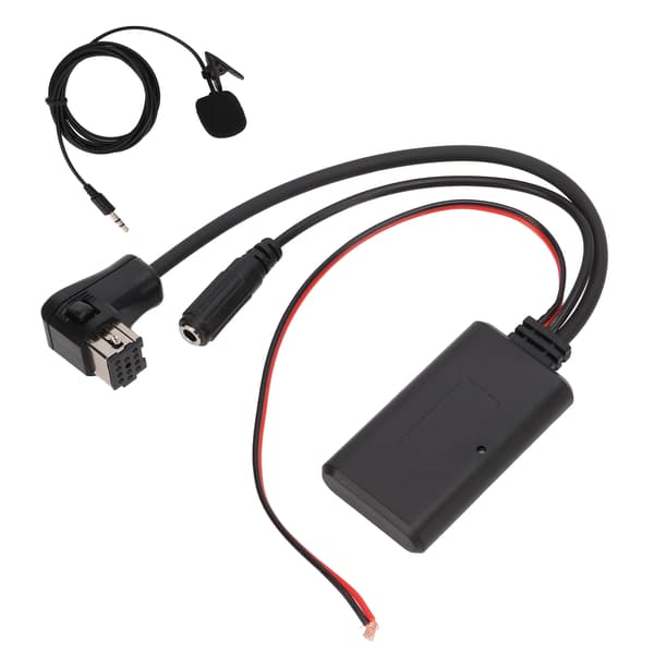 Bluetooth lydkabel Stereo AUX-inngangsadapter med mikrofonerstatning for Pionner P99 P01