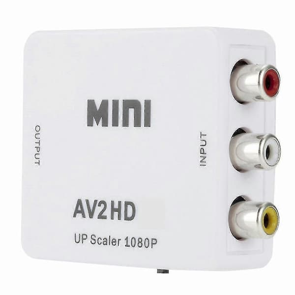 AV til HDMI-kompatibel konverter med lyd AV til HDMI-kompatibel