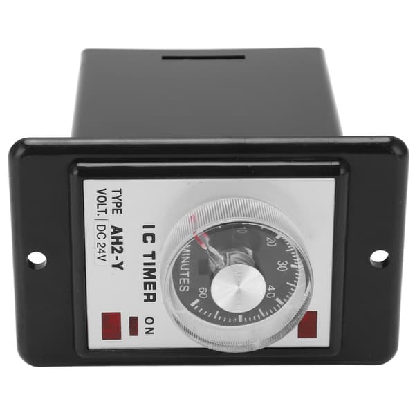 AH2 Y 60M Mini Tidsforsinkelsesrelæ 8 Ben Pointer Controller ABS Skal 24VDC Automationsudstyr