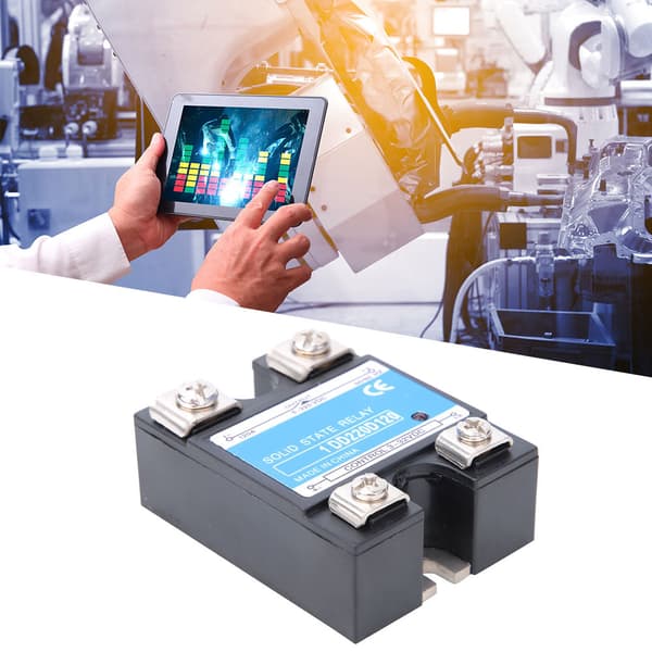 Solid State Relay DC SSR Inngang 3-32VDC Last 5-220VDC Kontrollrelé (120A)