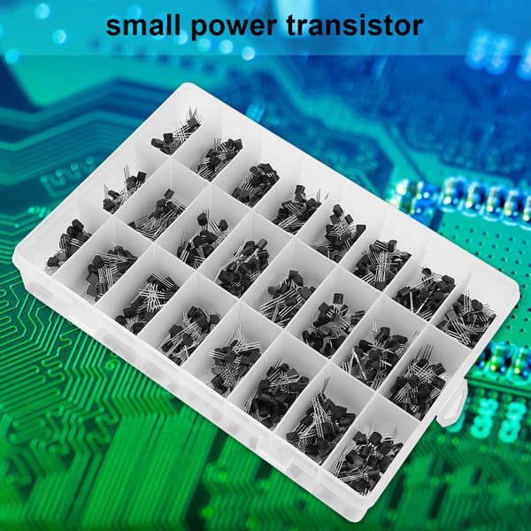 840 stk. NPN PNP TO-92 2N2222A BC558 Transistor Sortiment DIY-sett