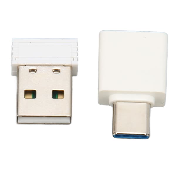 Mini Muse Jiggler Uoppdagelig Automatisk Driverfri USB Musebeveger Vrikker for Datamaskin Hvit