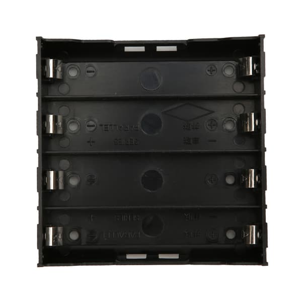 5 st 18650 Batterilåda Hållare Förvaringsfodral med Hård Stift för 4 Batterier Kraftsystem