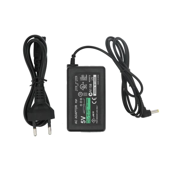 Bærbar AC Strømadapter Oplader til PSP 1000 2000 3000 Konsol EU 100-240V