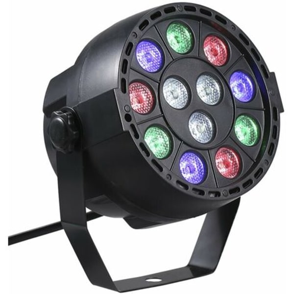 Kattopistevalaisin AC90-240V 12 LED-par-valoa 8-kanavainen RGBW-miksauslavavalaistus DMX Strobella ja Sound Active Modilla