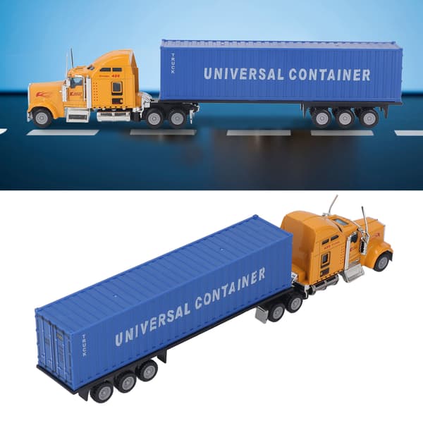 Leketrailer for containerbil, legeringsskall, modell for barn