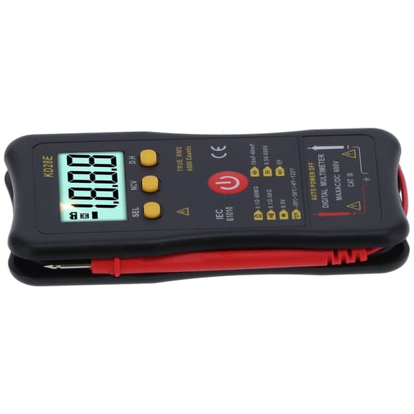 KD28E Multifunksjon Digitalt Multimeter True RMS Berøringsfri Spenningstester Dataoppbevaring Bærbar Voltmeter