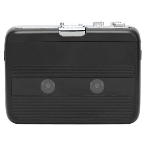 TON007B Bluetooth Kassetteafspiller med Auto Reverse Stereo Hovedtelefonfunktion Sort