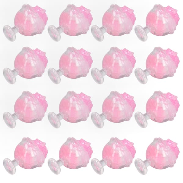 20 st 1 12 Dockhus Smoothie DIY Miniatyr Rosa Dekorationstillbehör
