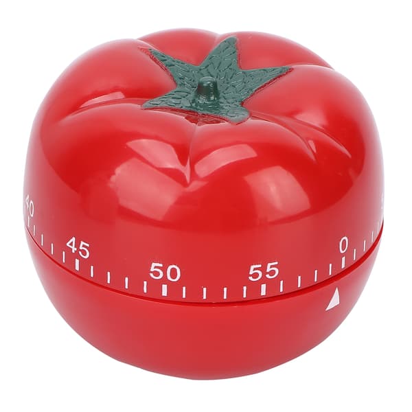 Tomatformad mekanisk uppdragbar timer Hem Skönhetssalong Roterande nedräkningstimer