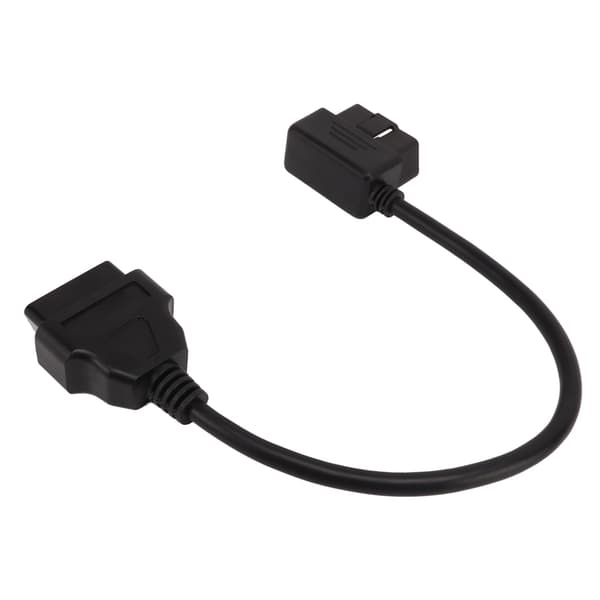OBD2 Adapterkabel 16Pin Han til Hun Forlænger Fleksibel Stabil Forbindelse til Bil