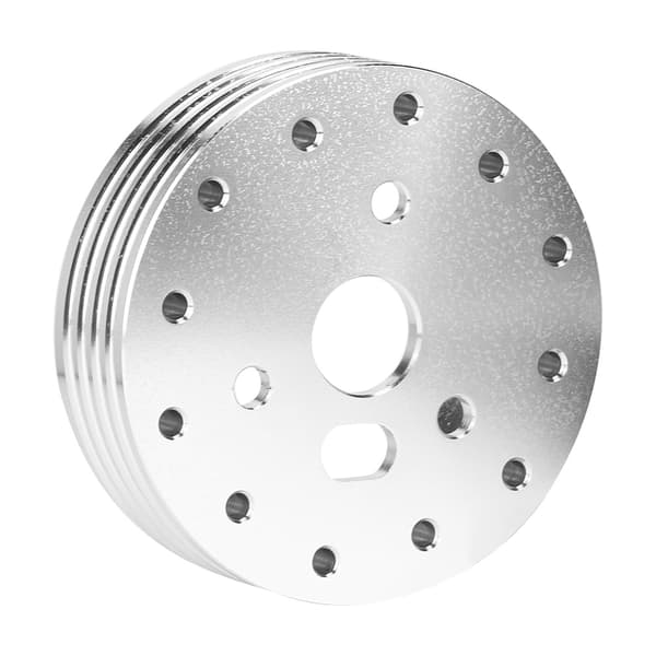 1in Aluminium Ratnav Spacer 5 6 Hul til 3 Hul Adapter Sølv