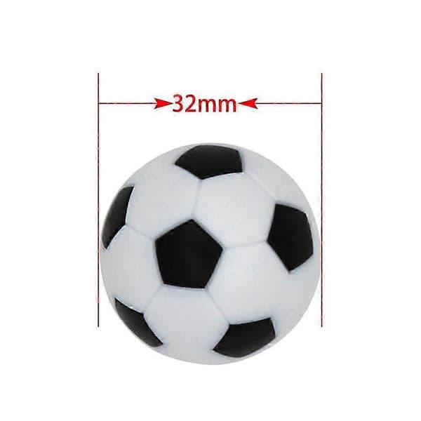 8 stk. 32 mm bordfodboldbolde til udskiftning af officielle bordspilfodboldbolde - God kvalitet 8pcs