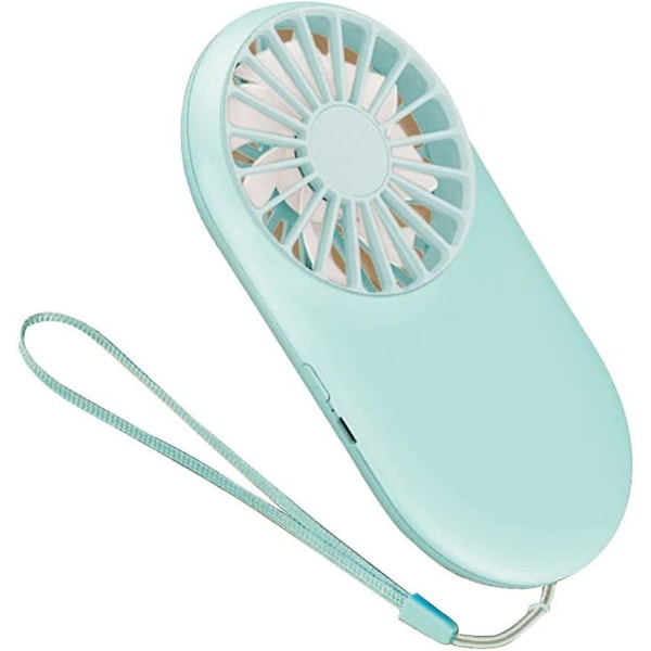 Mini Portable Natural Air Fan Cooler för vuxna, USB laddningsfläkt, Mini Co