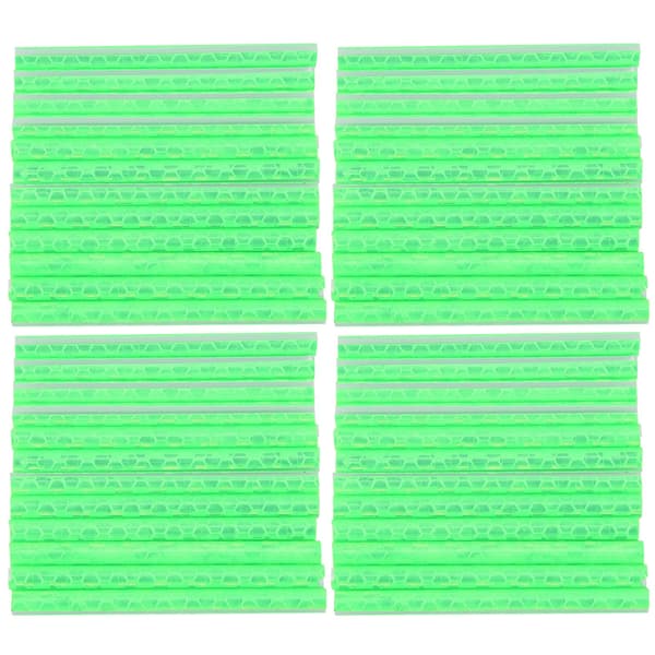 4-pack Gröna Cykelekrar Reflex Varningsreflexrörklämmor