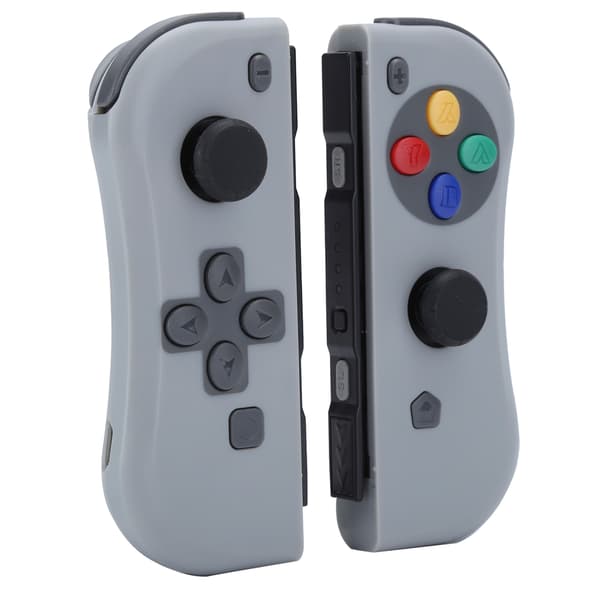 Langaton Bluetooth Joycon -peliohjain oikea vasen tummanharmaa