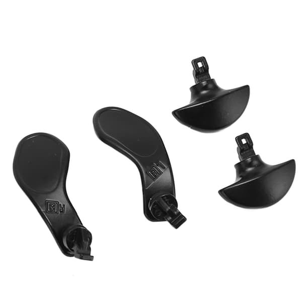 4 stk. PS5 Edge Controller Metal Bag Paddles Udskiftning Professionelle Sorte Spilknapper