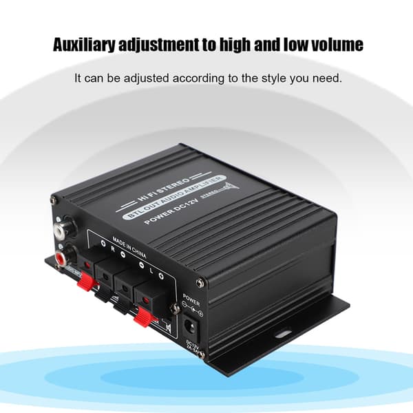 20W 47K Oppløsning 12V AK170 Mini Effektforsterker Lav Forvrengning Lyd