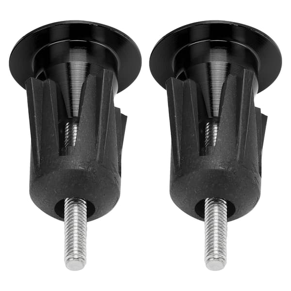 2 STK Cykelstyr Endeprop Cykelstyr Prop til Mountainbikes Racercykler Sort