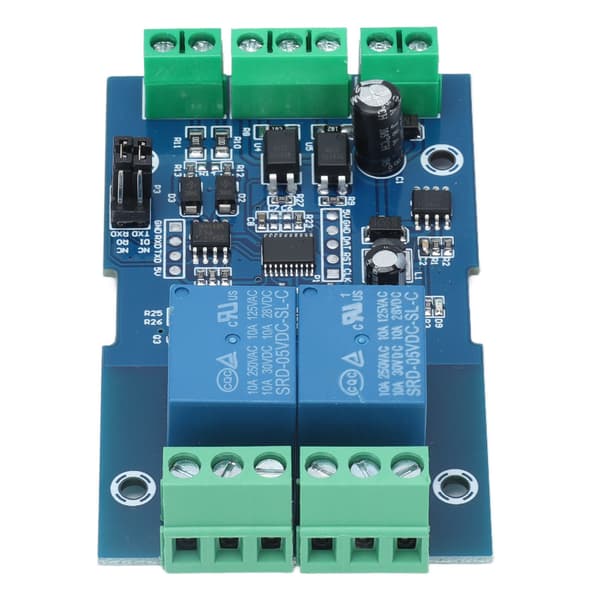 DC 7-24V RS485 TTL Input Output Relæmodul med Anti Reverse Connection Protection 2 stk