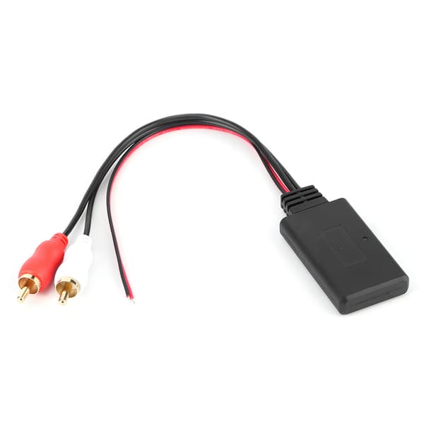 Universaali langaton Bluetooth-moduuliadapteri AUX Audio 2 RCA -lisäkaapeli auton radioliitin
