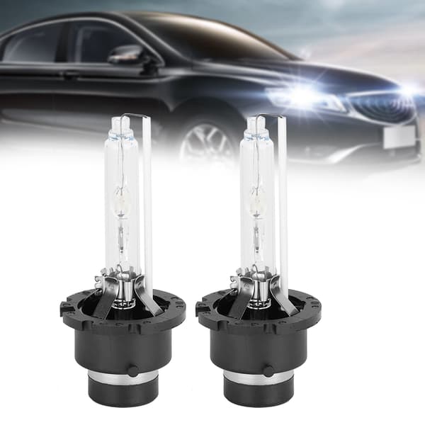 2 stk. D4S 6000K 35W Xenon HID-frontlyspære Erstatning Høy Lysstyrke