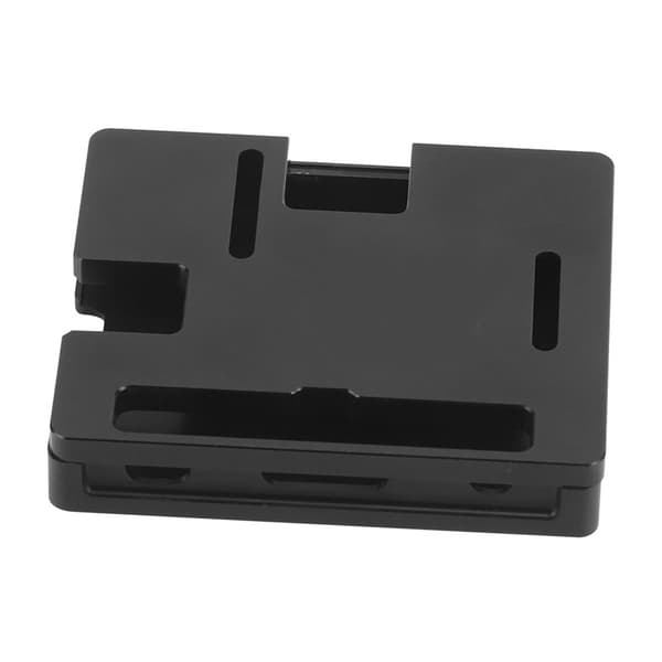 Raspberry Pi 3 Model A Plus 14mm 0.6in Metal CNC Køling Ultratynd Køleplade Kabinet Sort