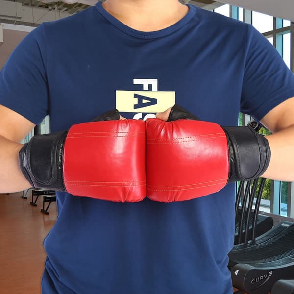 1 par/set boxningshandskar för vuxna, fighting, muay thai, sparring, stansning, kickboxning, grappling, sandsäck