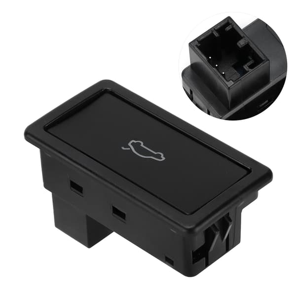 Bakluke Trunk Bryter Trykknapp 3D0959831D ABS Svart Erstatning for Audi A4 A6 A7 A8