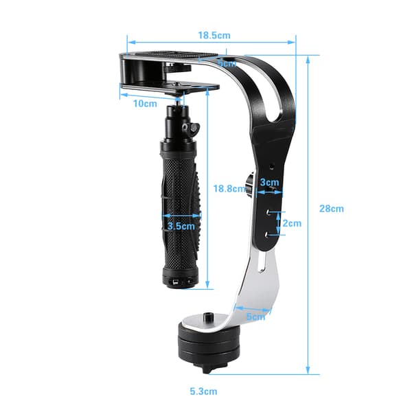 PRO Håndholdt Videostabilisator til Digitalkamera Videokamera DV DSLR SLR