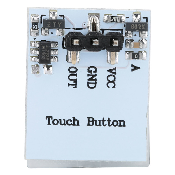 2 stk. HTTM 2,7V-6V Kapacitiv Anti-Interferens Touch Switch Modul Blå