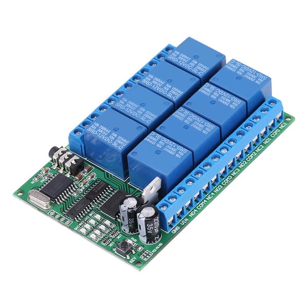 12V DC 8-kanals DTMF-relé Telefon Stemmedekoder Fjernkontroll Brytermodul
