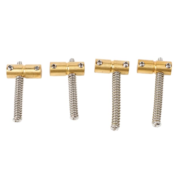 4 st gitarrstall sadel mässing 4 strängar sadlar set kit instrumenttillbehör för ersättning