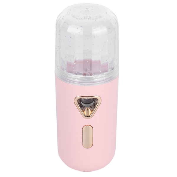 Bærbar ansigtsfugter Mini Nano Mist USB Genopladelig Ansigtssprøjte Pink 30ml