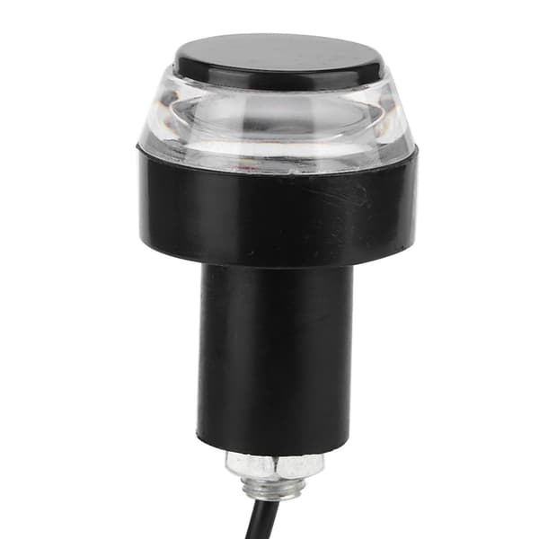 2 stk. LED Motorcykel Styrlys Greb Blinklys Bar End Plug Lampe Rød
